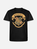 Harry Potter Hogwarts Coat of Arms on Men's Premium T-Shirt - Black