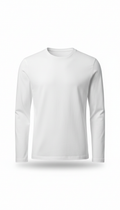 MISBRAND demo men's premium long sleeve T-shirt - White