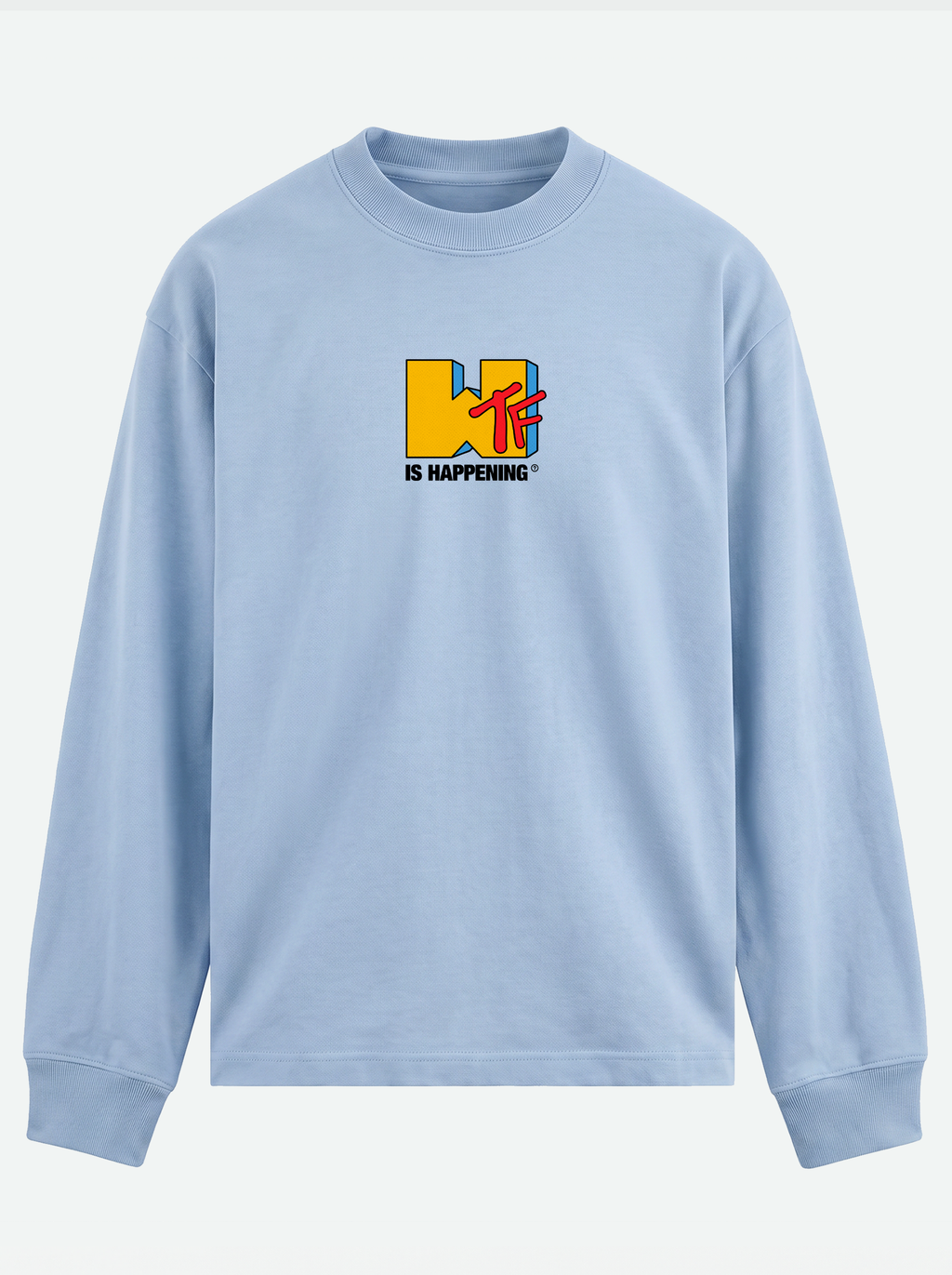 WTF IS HAPPENING? Premium Unisex Long-Sleeve Tee