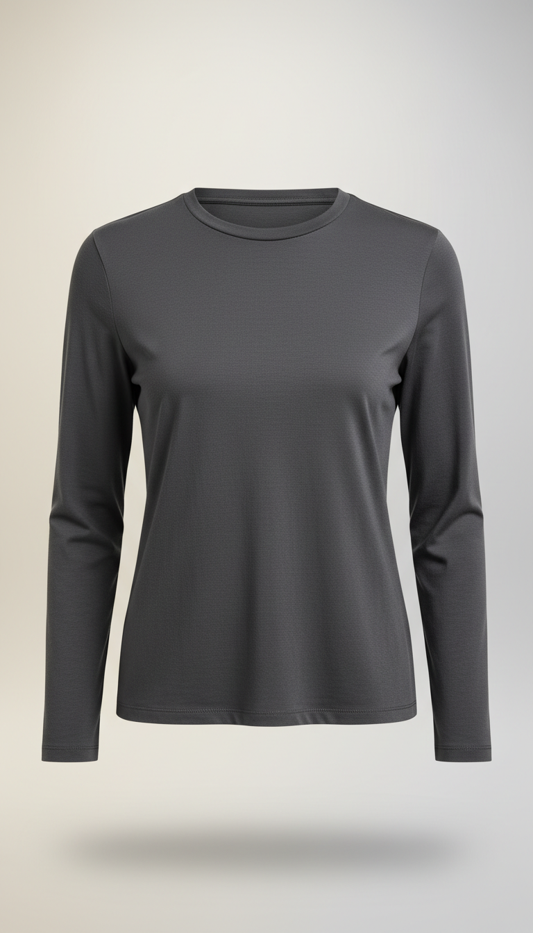 MISBRAND demo women's premium slim fit long sleeve T-shirt