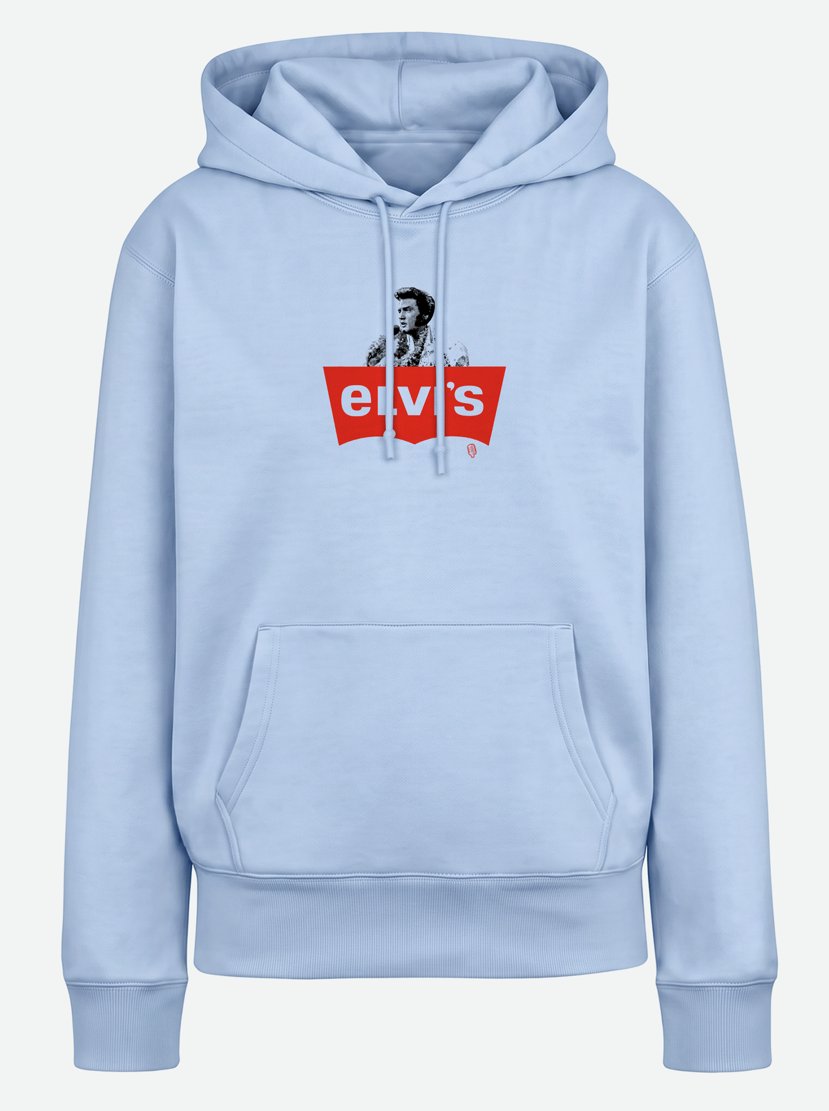 ELVI'S or LEVI'S? Premium Unisex Hoodie - Light Blue