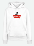 ELVI'S or LEVI'S? Premium Unisex Hoodie - White