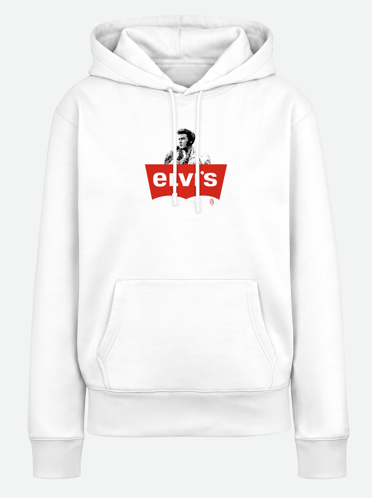 ELVI'S or LEVI'S? Premium Unisex Hoodie - White