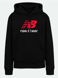 NEED BEER Premium Unisex Hoodie - Black