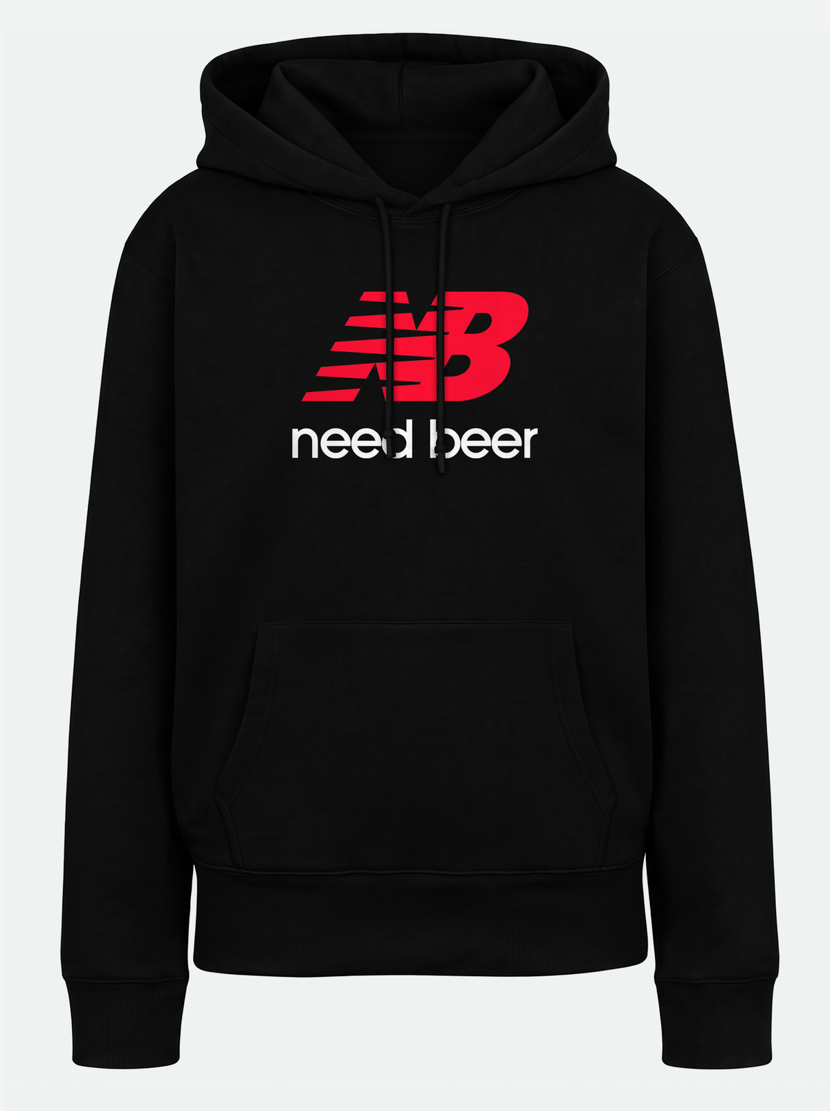 NEED BEER Premium Unisex Hoodie - Black