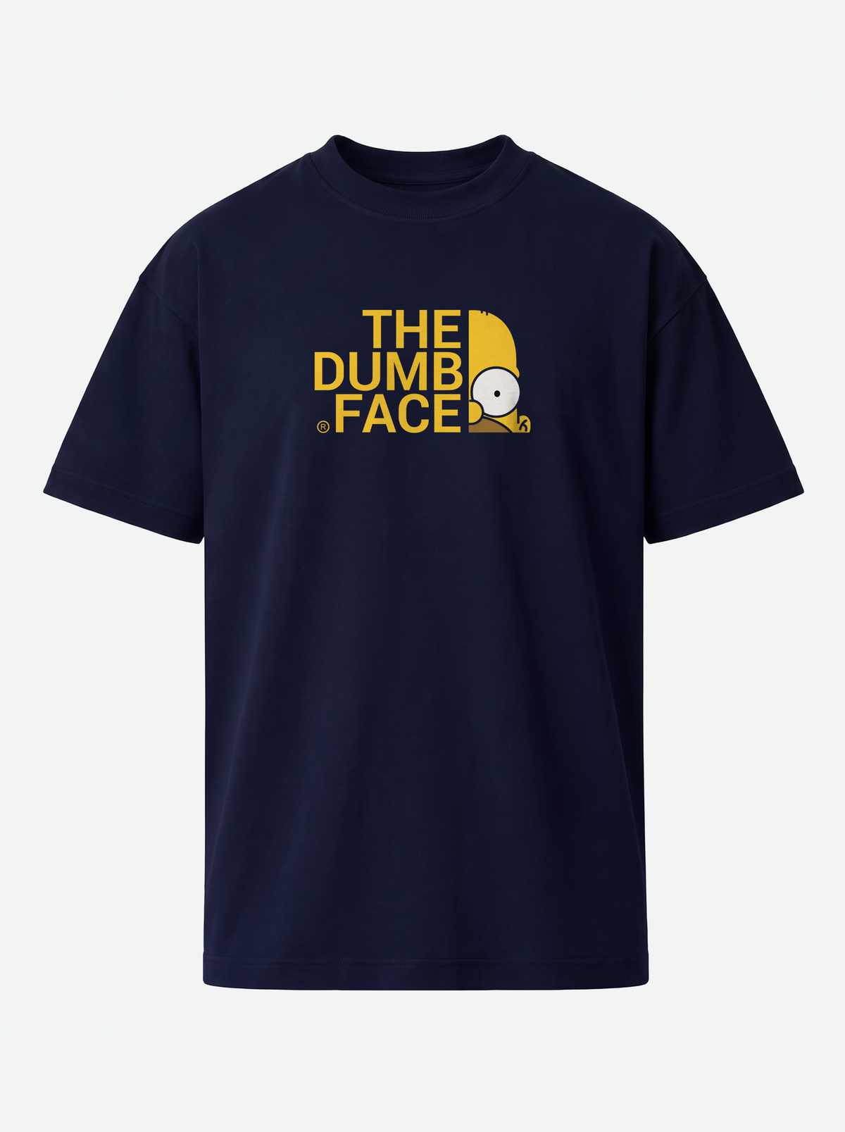 THE DUMB FACE Premium Unisex T-Shirt - Navy