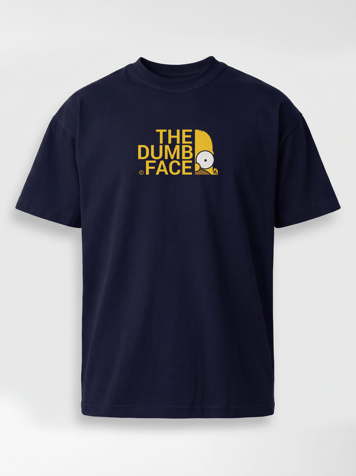 THE DUMB FACE Premium Unisex T-Shirt - Navy