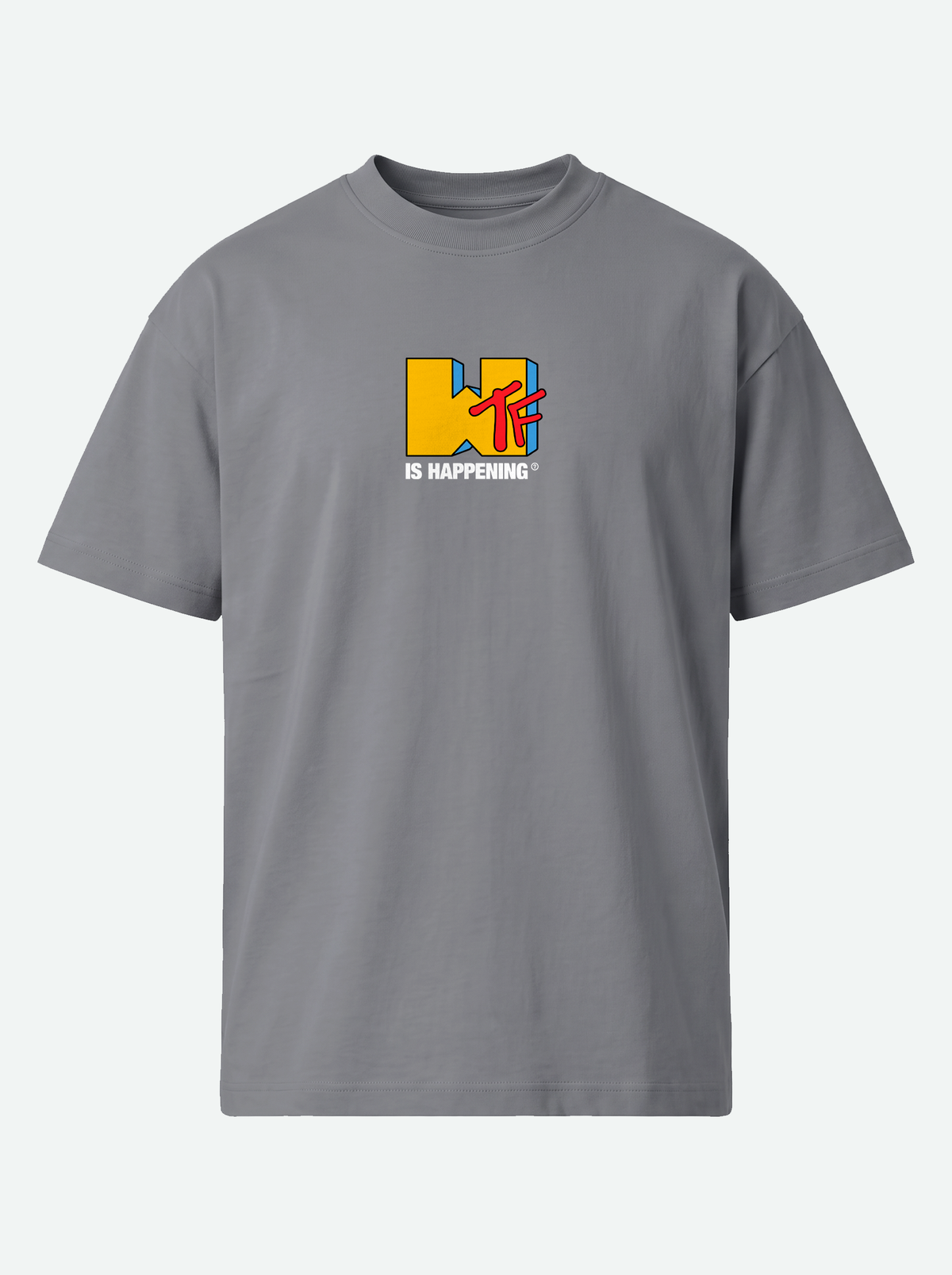 WTF IS HAPPENing? Premium Unisex T-Shirt - Gravel