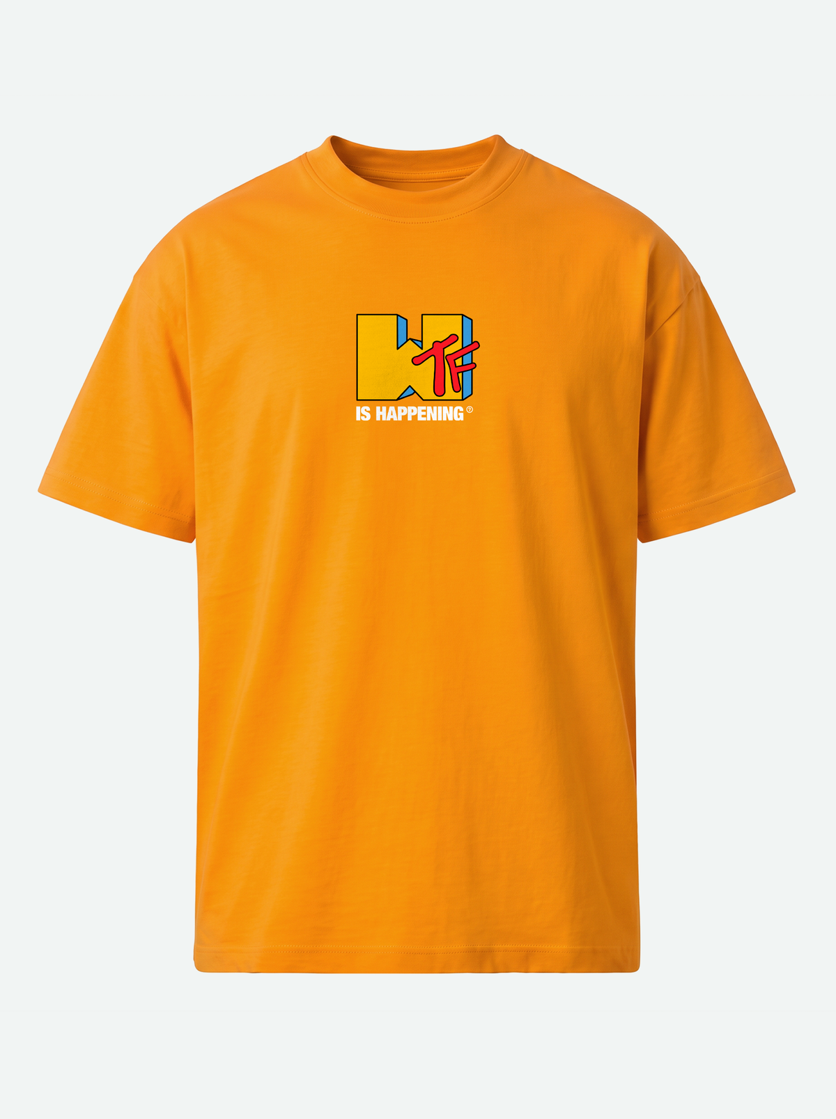WTF IS HAPPENing? Premium Unisex T-Shirt - Tennessee Orange