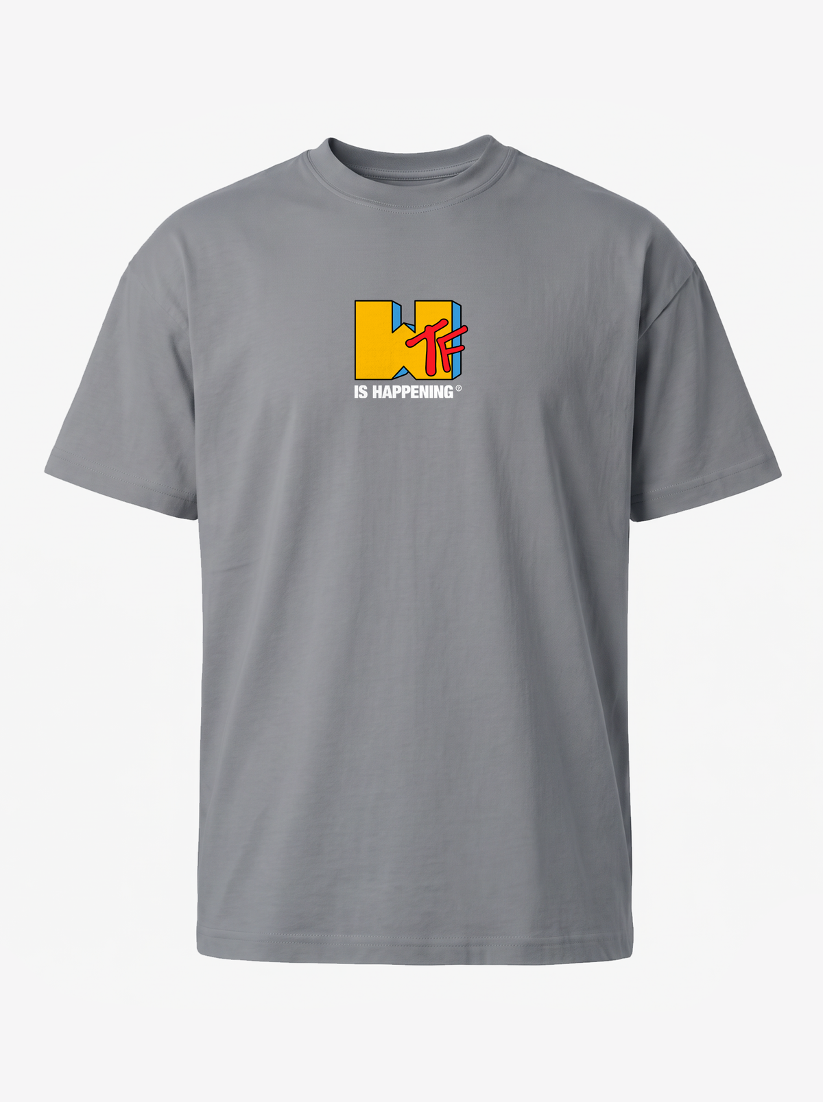 WTF IS HAPPENing? Premium Unisex T-Shirt - Gravel